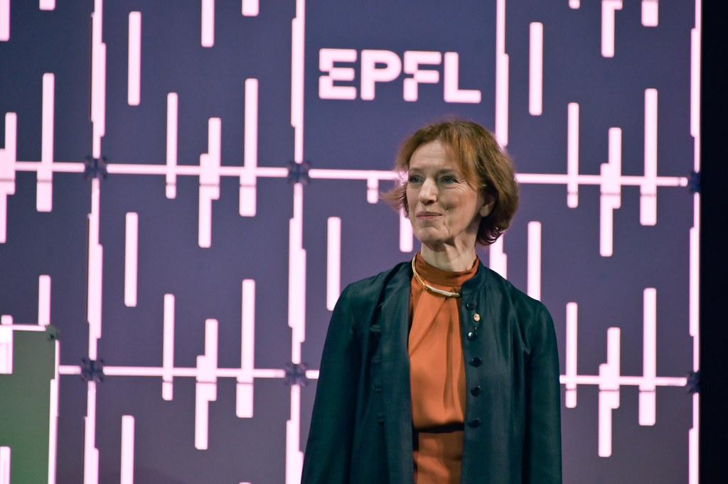 Maria Leptin lors de la Magistrale 2021 © Christian Brun / EPFL, 2019