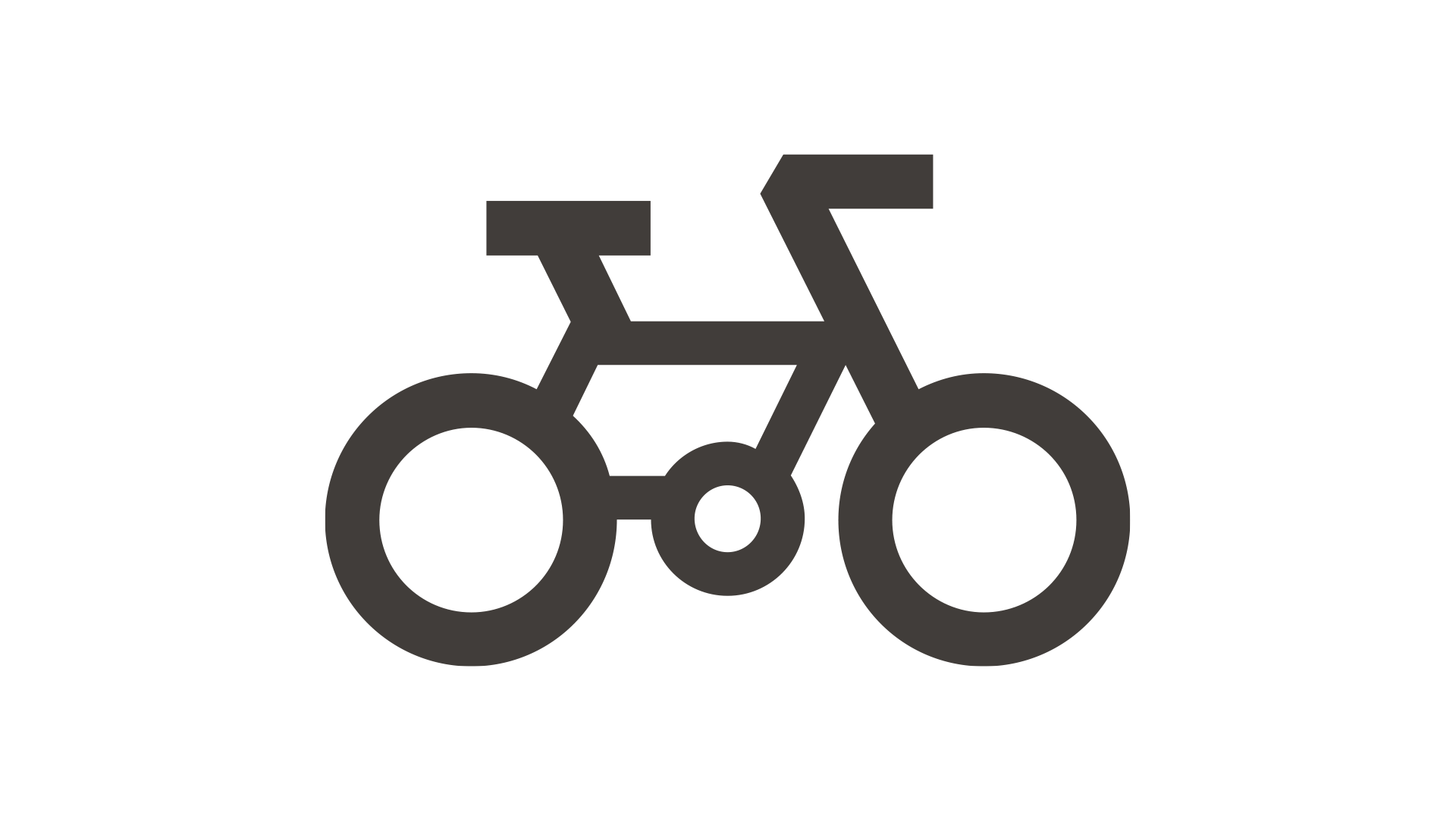 Pictogram of a bicycle