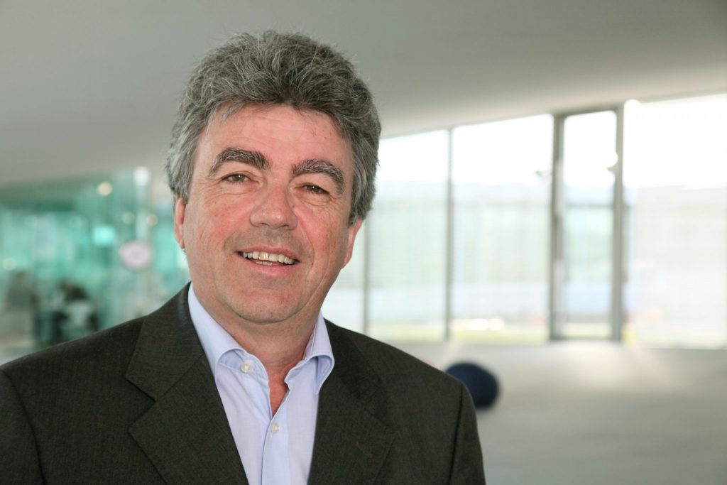 Portrait de Patrick Aebischer au Rolex learning Center © EPFL 2020 / Alain Herzog