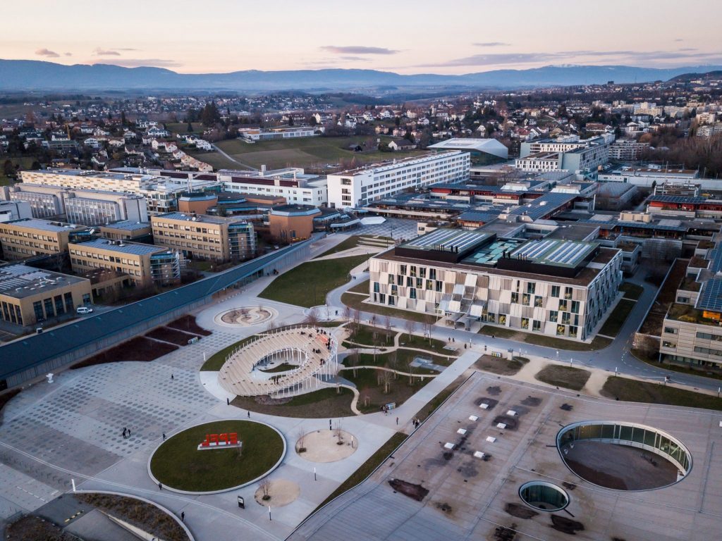 Vue aérienne de l'EPFL