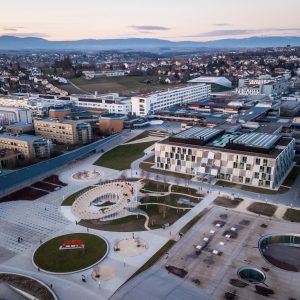 Vue aérienne de l'EPFL