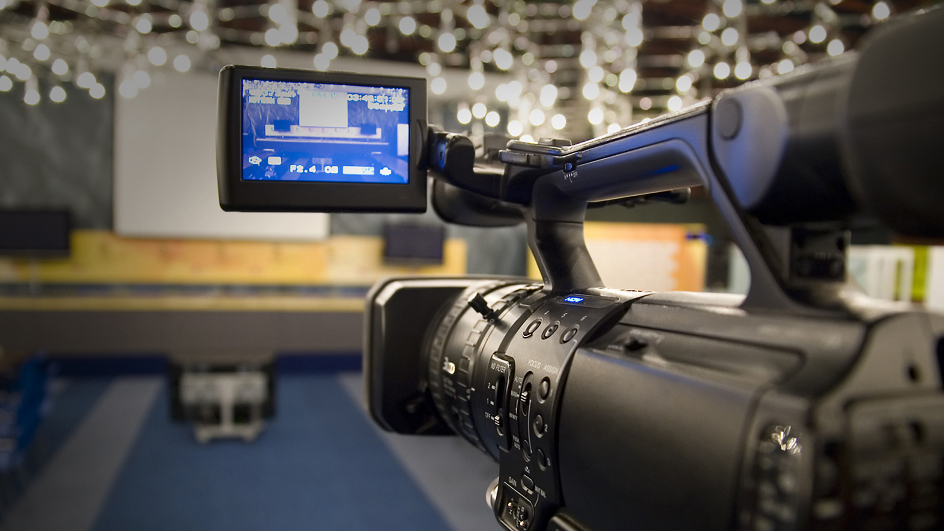 Caméra vidéo numérique de TV-haute définition de la production professionnels