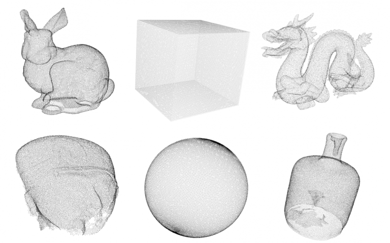 convert mesh to geometry meshlab