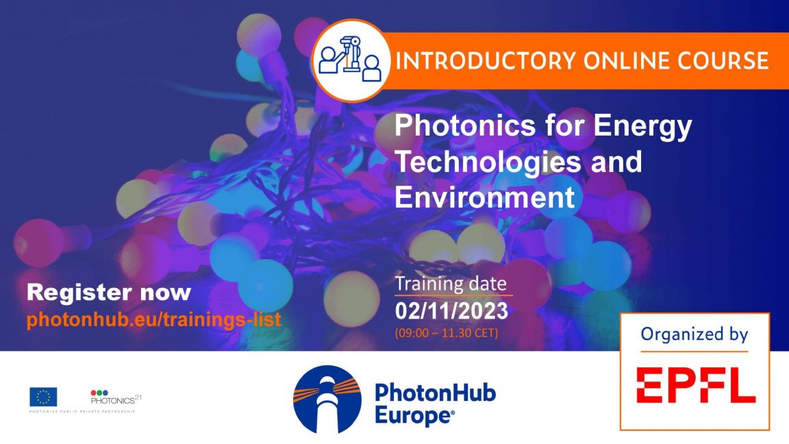 PhotonHub Online Training ‒ PHOTONICS ‐ EPFL