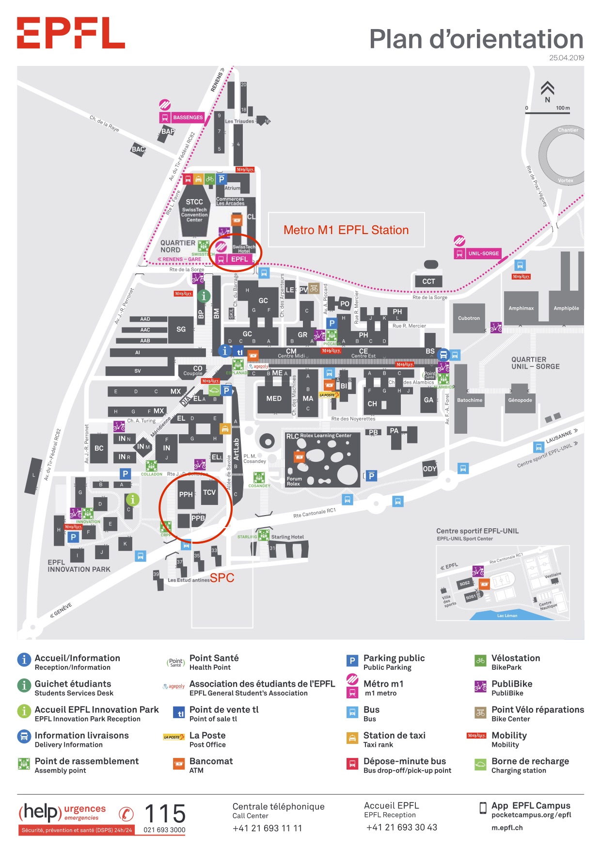 How to find us ‒ SPC ‐ EPFL