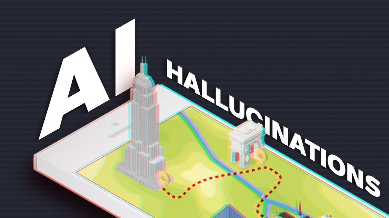 Une infographie avec le titre «AI hallucinations»